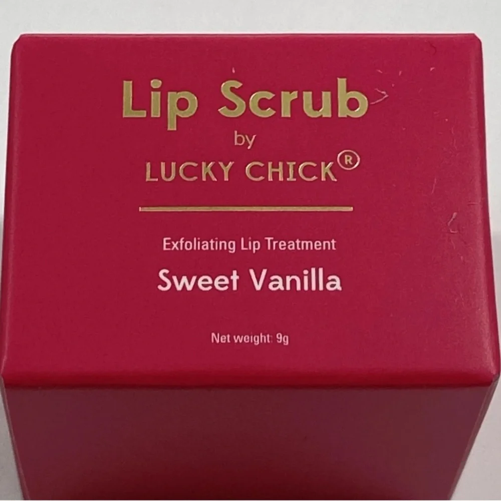 💎 Lucky Chick Lip Scrub Sweet Vanilla Exfoliating Lip Treatment New In Box